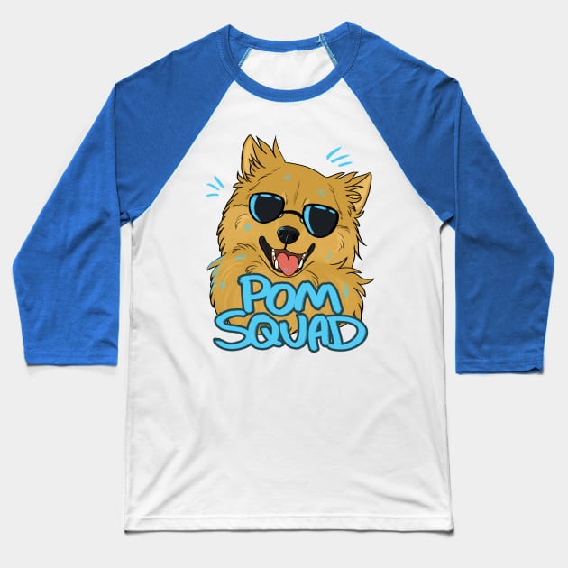 POM SQUAD Baseball T-Shirt by mexicanine